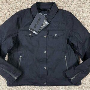 Harley-Davidson Women's Layering System Trucker Riding Jacket Outer Layer, Sz XL